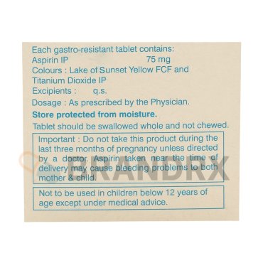 Ecosprin 75 mg USV Private Ltd.